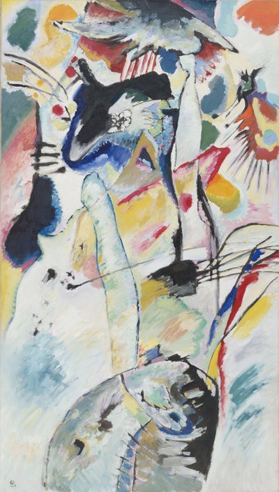لوحة لـ Edwin R Campbell N 3 - رسم فاسيلي كاندينسكي (أو Wassily Kandinski أو Kandinskij بواسطة فاسيلي كاندينسكي