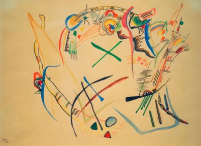 رسم بواسطة فاسيلي كاندينسكي