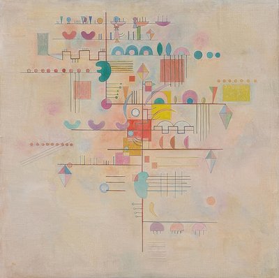 Zarter Aufstieg (صعود رشيق). 1934 بواسطة فاسيلي كاندينسكي