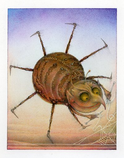 العنكبوت الدوار، 2003 (وسائط مختلطة على لوح فني) بواسطة واين أندرسون