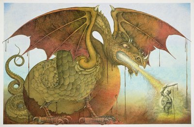 القديس جورج والتنين بواسطة واين أندرسون