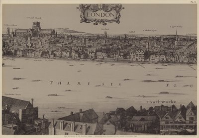 بانوراما لندن بواسطة Wenceslaus (بعد) Hollar