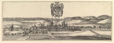 أنسباخ وكوبورغ ، عرض من وجهتي نظر أ و ب ، 1625-1677. بواسطة وينسلوس هولار