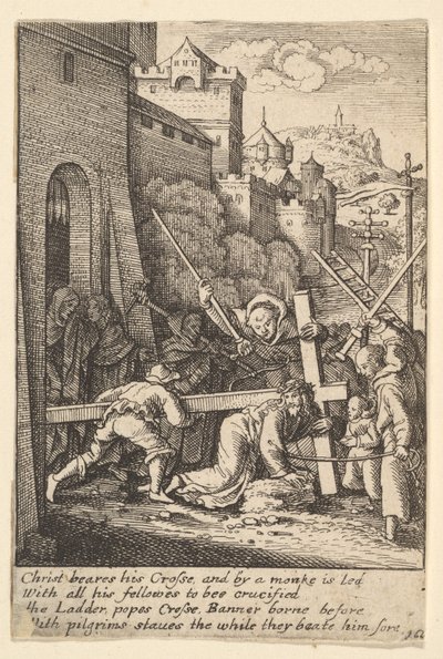 حمل الصليب ، 1625-777. بواسطة وينسلوس هولار