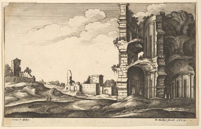 أطلال كلاسيكية ، 1673. بواسطة وينسلوس هولار