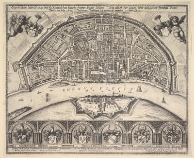 كولونيا و Deutz ، 1635. بواسطة وينسلوس هولار