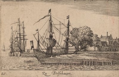 دلفشافن ، 1635. بواسطة وينسلوس هولار