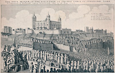 إعدام إيرل سترافورد ، c1641 ، 1903 بواسطة وينسلوس هولار