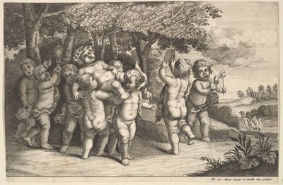 تسعة أولاد صغار ، 1625-1677. بواسطة وينسلوس هولار