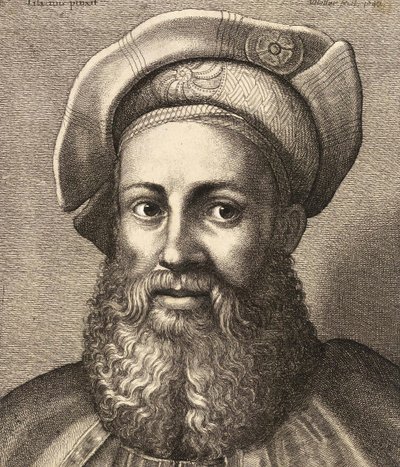 صورة بيترو أريتينو ، 1670 بواسطة وينسلوس هولار