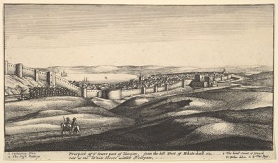 آفاق الجزء السفلي من طنجة ، كاليفورنيا. 1670. بواسطة وينسلوس هولار
