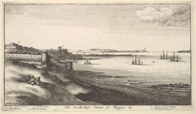 الزاوية الجنوبية الشرقية من طنجة ، 1669-1673. بواسطة وينسلوس هولار