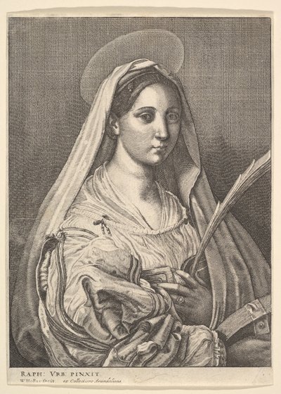 سانت كاترين الإسكندرية ، 1644-52. بواسطة وينسلوس هولار