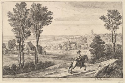 الفارس ، 1650. بواسطة وينسلوس هولار