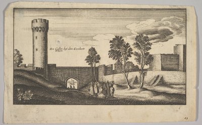 برج كونيبرت بالقرب من نسخة كولونيا ، 1625-1677. بواسطة وينسلوس هولار
