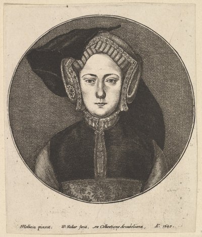 امرأة غير معروفة ، 1647. بواسطة وينسلوس هولار