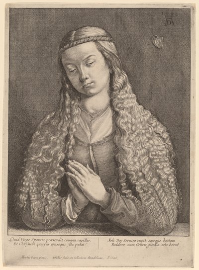 كاثرين فورليجرين بواسطة Wenceslaus Hollar بعد Albrecht Dürer