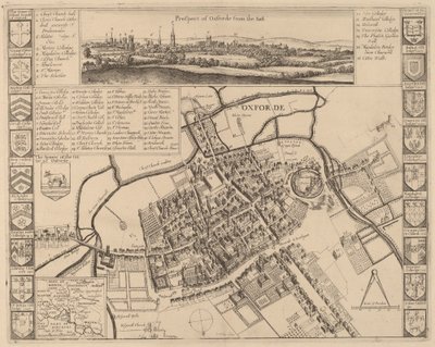 احتمال أكسفورد بواسطة Wenceslaus Hollar بعد D. Gage