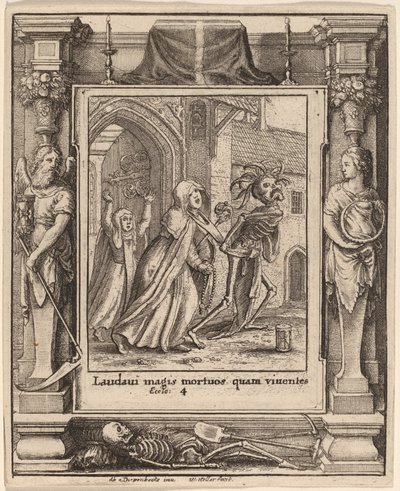 دير بواسطة Wenceslaus Hollar after Hans Holbein the Younger after Abraham van Diepenbeeck