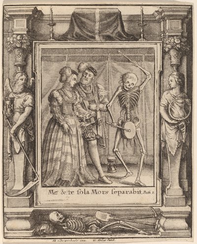 زوج الزفاف بواسطة Wenceslaus Hollar after Hans Holbein the Younger after Abraham van Diepenbeeck