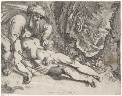 السامري الصالح بواسطة Werner van den Valckert
