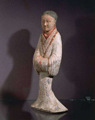 Lady in a standing position (terracotta) بواسطة سلالة هان الغربية الصينية
