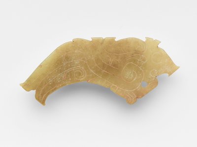 قلاده على شكل طائر ، زوج واحد ، c.1050-c.950 ق بواسطة اسرة تشو الغربية الصينية