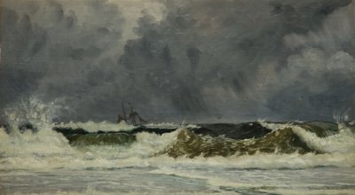 طقس قاس - ساحل جوتلاند ، 1884. بواسطة ويتوورث واليس