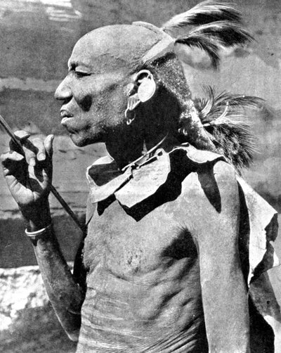 رجل من قبيلة توركانا ، كينيا ، إفريقيا ، 1936. بواسطة صور العالم الواسع