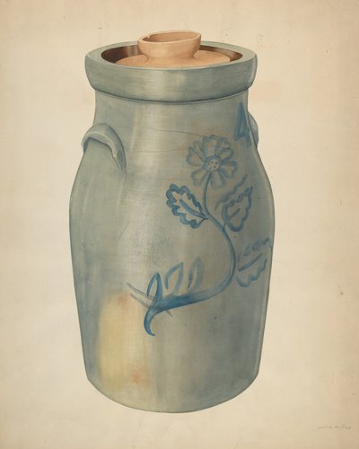 خزف زبدة الزبدة ، c. 1938. بواسطة ويلبر إم رايس