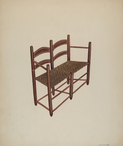 كرسي عربة الثور ، c. 1939. بواسطة ويلبر إم رايس