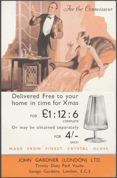 John Gardner Cystal Glassware ، عشرينيات القرن الماضي بواسطة ويلفريد فراير