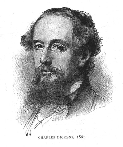 تشارلز ديكنز ، 1861 بواسطة فيلهلم أوغست رودولف ليمان