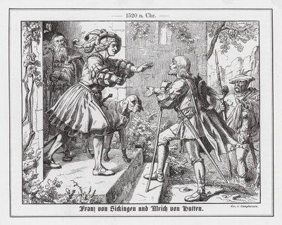 فرانز فون سيكينجن يحيي أولريش فون هوتن بواسطة فيلهلم كامبهاوزن