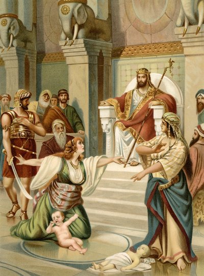 حكم سليمان (لون ليثو) بواسطة فيلهلم إبنغهاوس