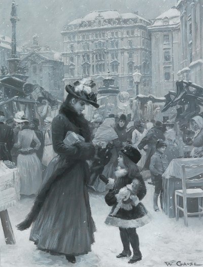 معرض الكريسماس أم هوف ، 1901. بواسطة فيلهلم جوز