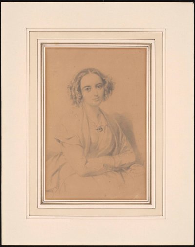 صورة الملحن Fanny Hensel née Mendelssohn 1805-1847، 1847. بواسطة فيلهلم هينسل