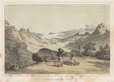 موريشيوس من Pouce ، 1855 بواسطة فيلهلم جوزيف هاينه