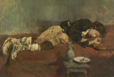 سافويارد بوي نائم ، 1869 (لوحة) بواسطة فيلهلم ماريا هوبيرتوس ليبل