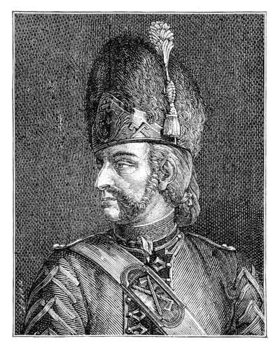 بونيه من الحرس السويسري 1885. بواسطة إرادة