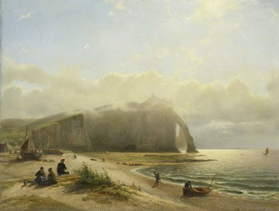 المناظر البحرية بالقرب من الساحل بواسطة Willem Anthonie van Deventer