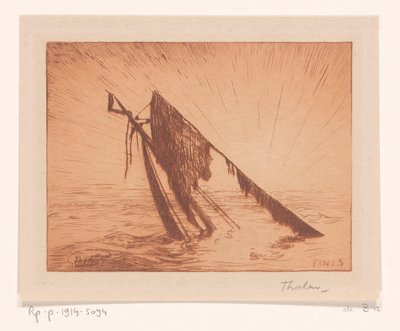 Finis (العنوان الأصلي على الكائن) بواسطة فيليم باستيان ثولين (توقيع الفنان)