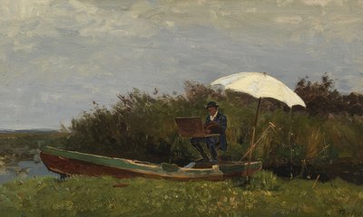 يعمل بول غابرييل في قارب. 1882 بواسطة ويليم باستيان ثولين