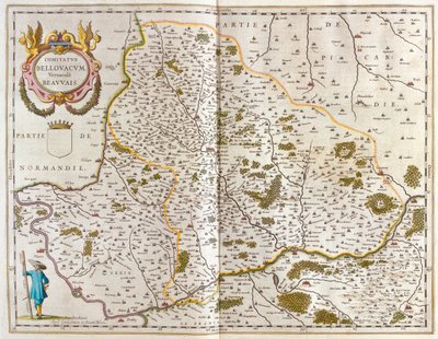 بوفيه، في كتاب "Theatrum Orbis Terrarum, sive Atlas Novus" لويليم بلاو، أمستردام بواسطة ويليم بلاو
