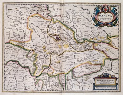دوقية مانتوا ، خريطة رسمها ويليم بلاو (1571-1638) ، إيطاليا بواسطة ويليم بلاو