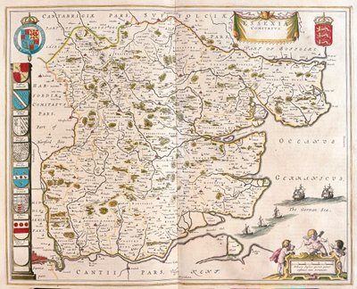 إسيكس، في "Theatrum Orbis Terrarum, sive Atlas Novus" لويليم بلاو، أمستردام بواسطة ويليم بلاو