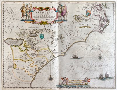 الجنوب الشرقي، في كتاب "Theatrum Orbis Terrarum, sive Atlas Novus" لويليم بلاو، أمستردام بواسطة ويليم بلاو
