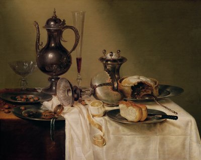 الحياة الساكنة ، 1642 بواسطة Willem Claesz. Heda