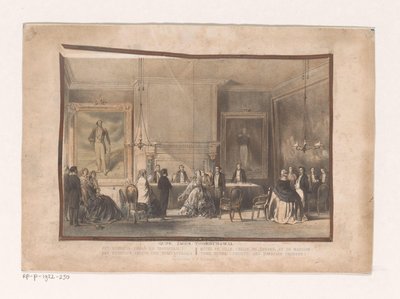 المجلس وقاعة الزفاف في أمستردام قديم Zijds Voorburgwal. قاعة المدينة (المجلس وقاعة الزفاف) (العنوان على الكائن) بواسطة جورج فيلهلم تيلكيمير