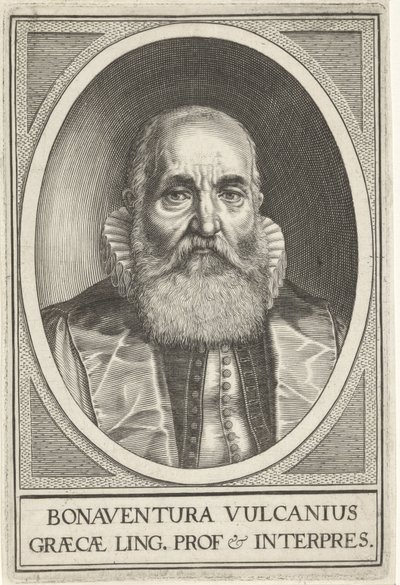 Portret van Bonaventura Vulcanius بواسطة فيليم إيزاكس. فان سواننبورغ